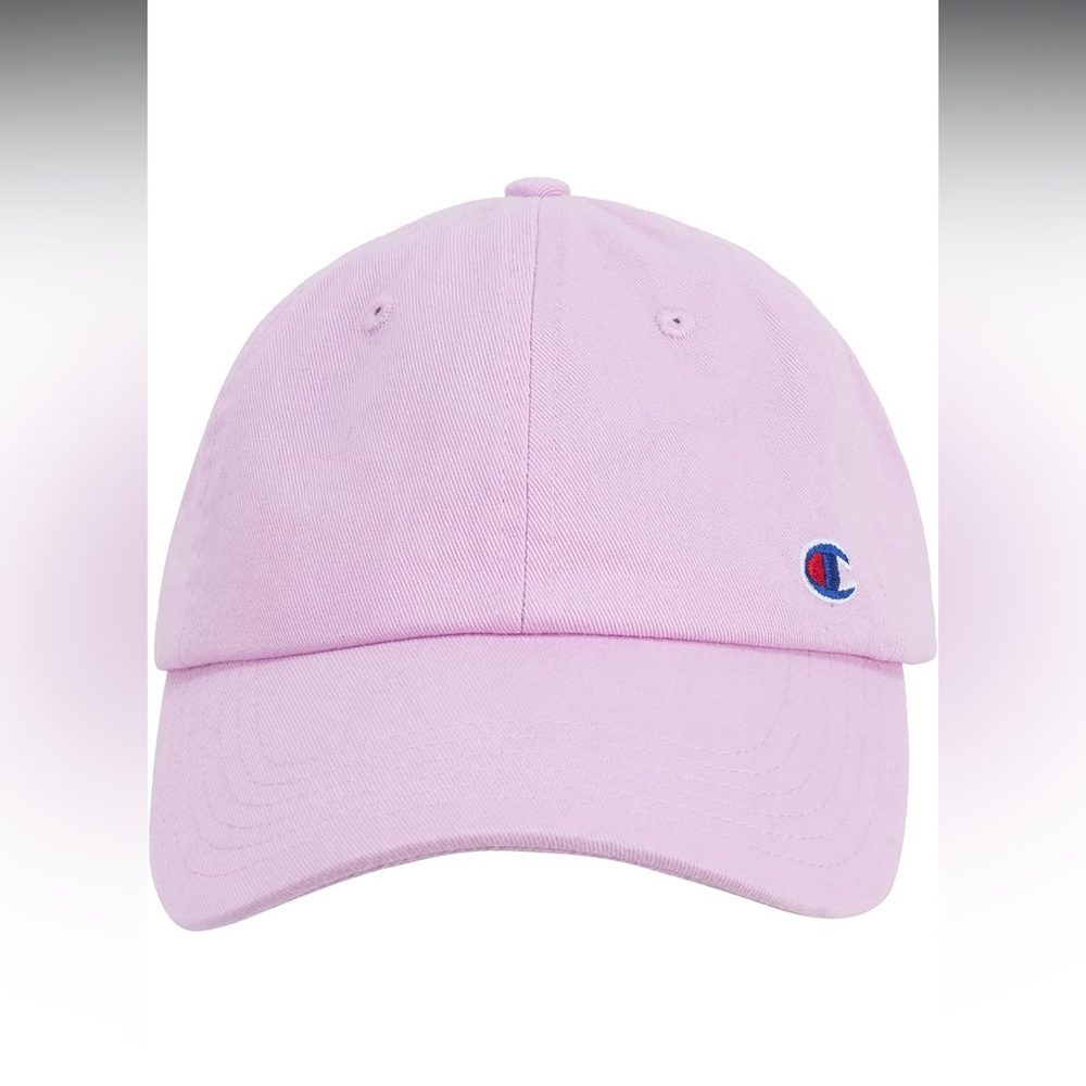 2 for $29 | Champion Pink Baseball Cap with Embroidered Logo